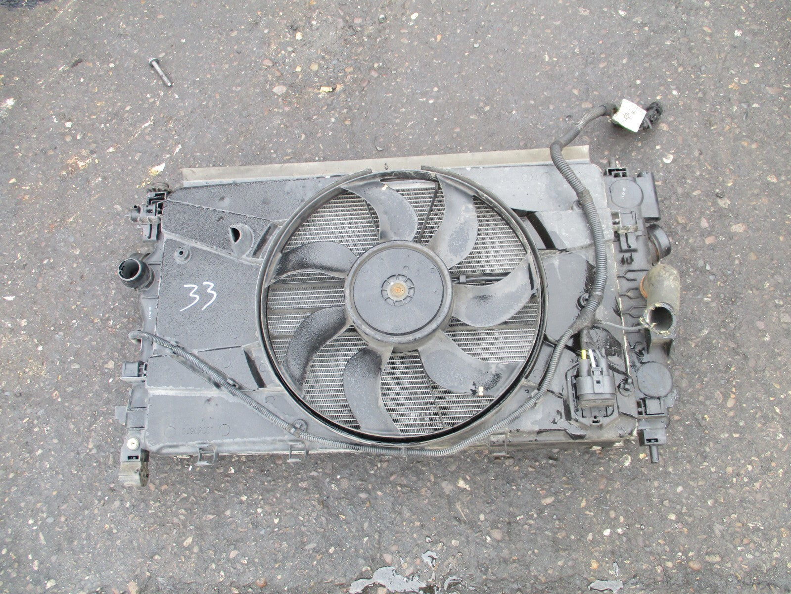 2014 VAUXHALL ZAFIRA C 2.0 DIESEL RADIATOR RADPACK 13360890 13312812 RP 33