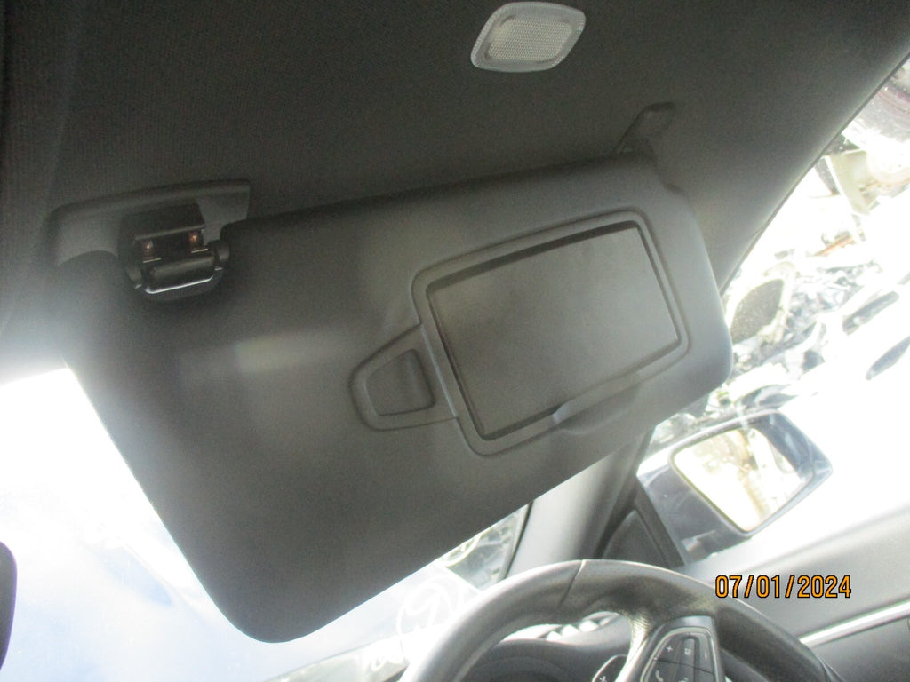 MERCEDES BENZ CLA 2016 C117 OSF FRONT INTERIOR DRIVER SIDE SUN VISOR BLACK