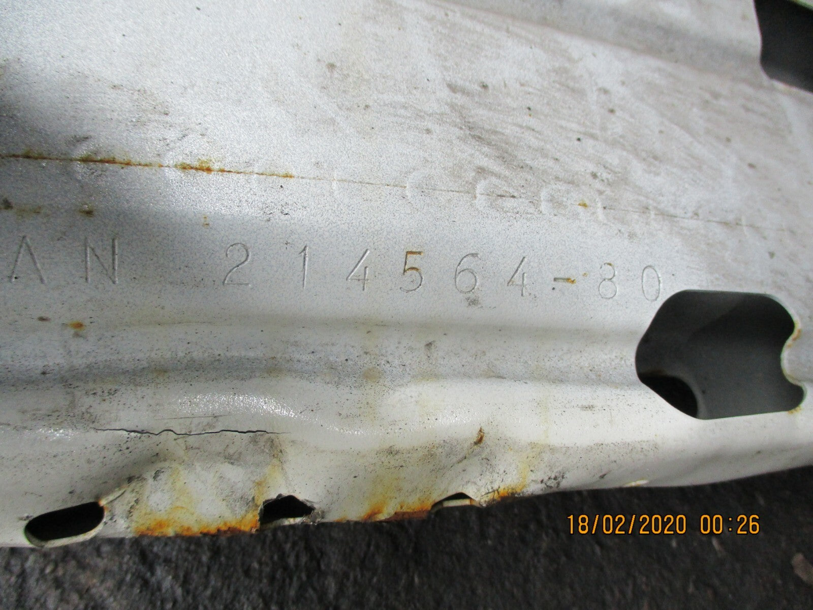 NISSAN QASHQAI J11 MK2 2018 REAR REINFORCEMENT CRASH BAR 21456480 DAMAGED