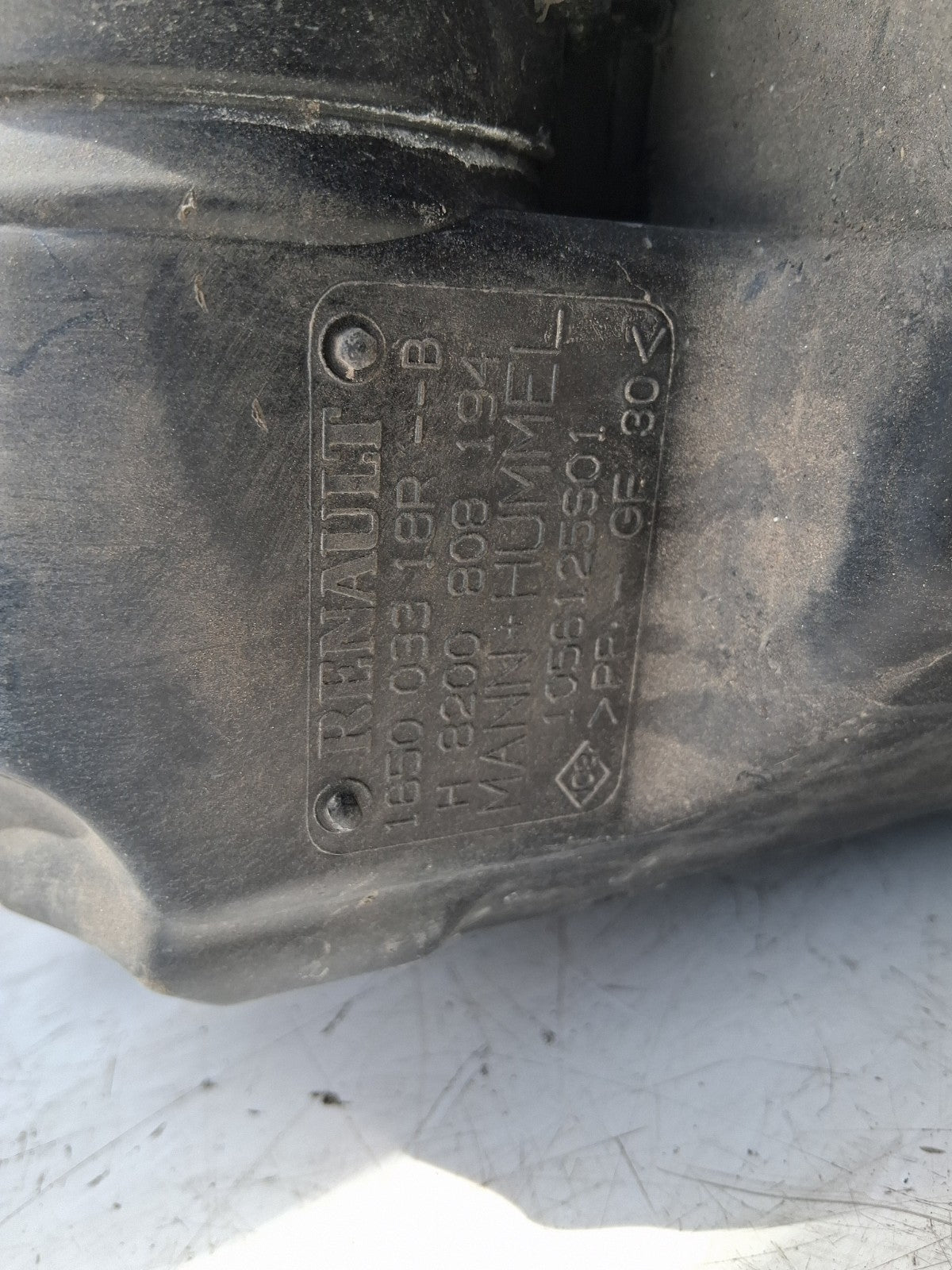 2020 RENAULT KANGOO MK2 1.5 DIESEL AIR FILTER HOUSING BOX 165003318R