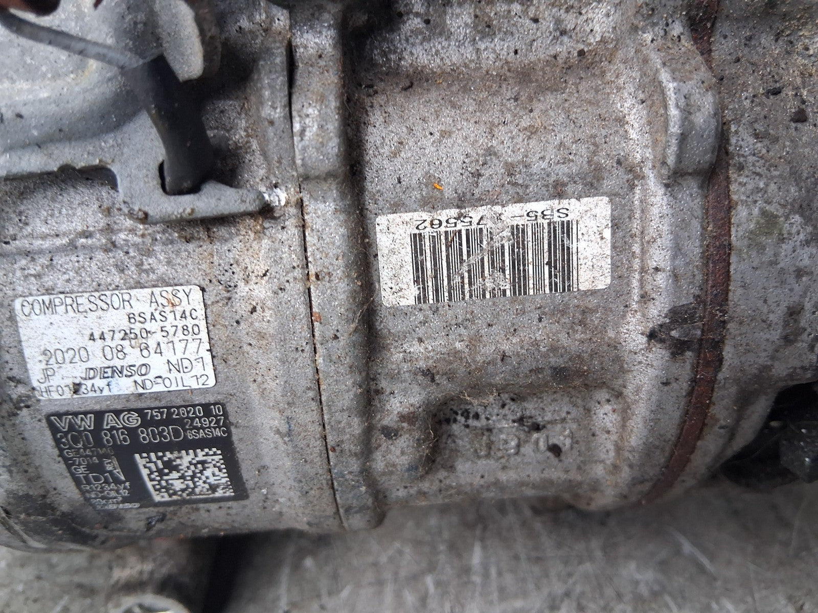 SEAT IBIZA MK5 2018 6F KJ AC AIR CON COMPRESSOR PUMP 3Q0816803D
