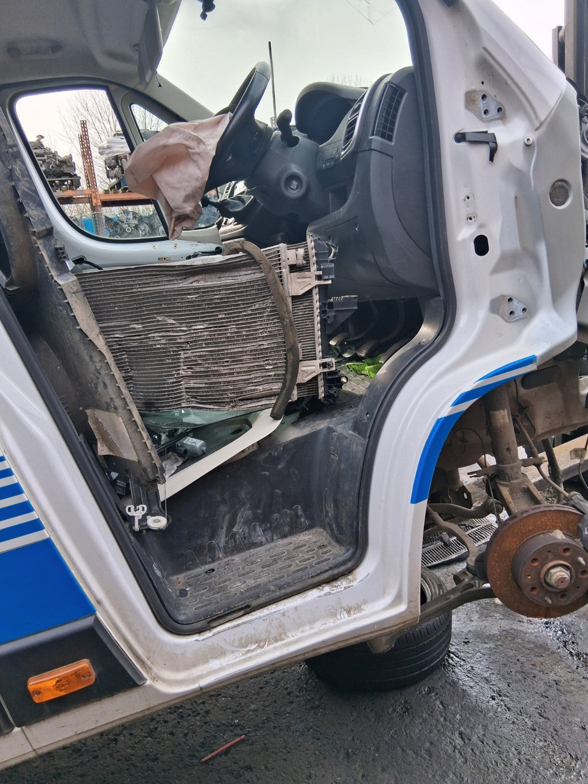 2023 FIAT DUCATO MK3 OSF DRIVER SIDE FRONT RIGHT QUARTER PANEL