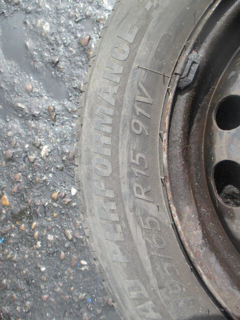 CITROEN BERLINGO 2014 15 INCH 195/65/ R15 4 STUD STEEL WHEEL & TYRE