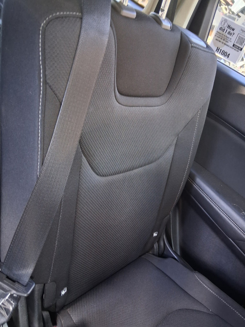 2017 FORD S MAX MK2 NSR PASSENGER SIDE REAR LEFT COMPLETE FABRIC SEAT