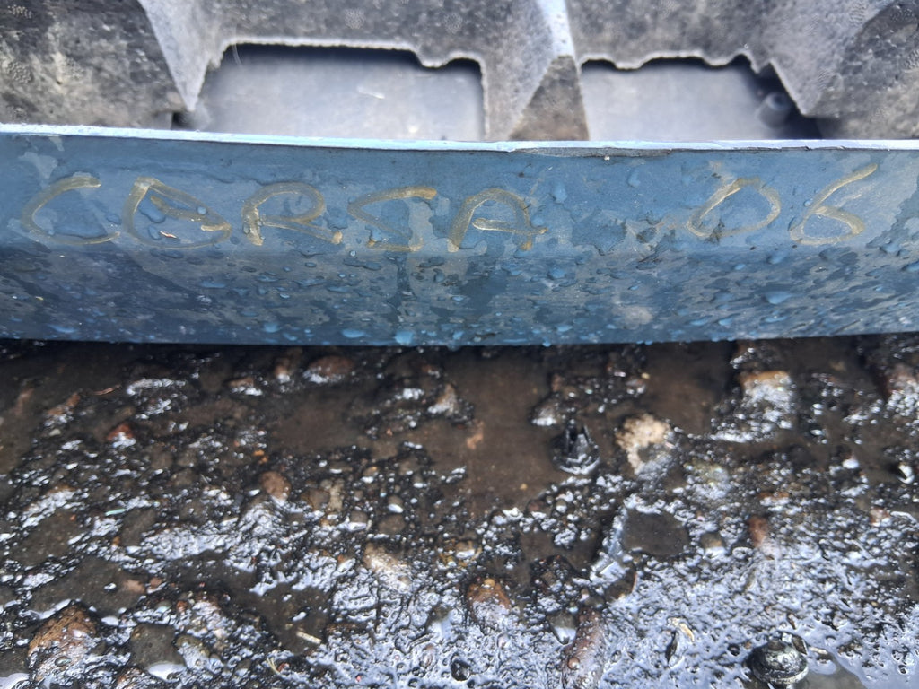 2006 VAUXHALL CORSA C COMPLETE REAR BUMPER BLUE