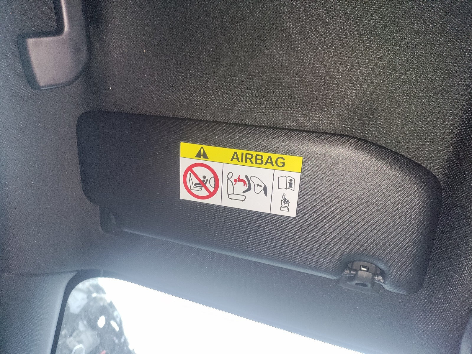 2023 VAUXHALL ASTRA L MK8 NS PASSENGER SIDE SUN VISOR