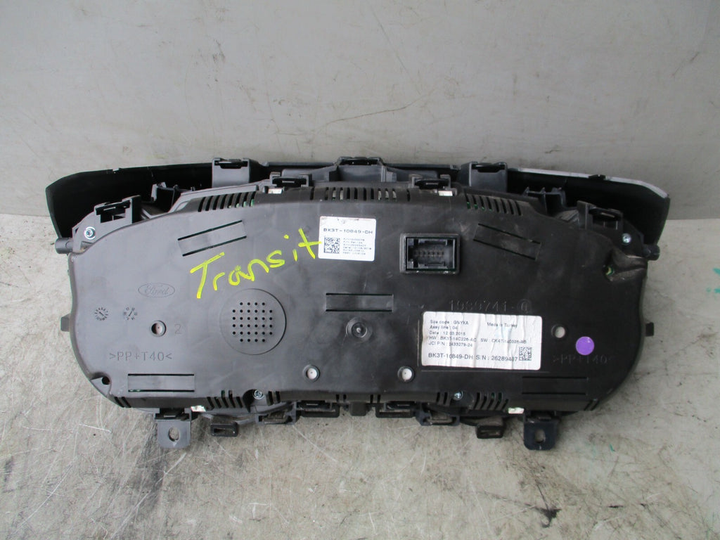 FORD TRANSIT CUSTOM 2015 2.2 DIESEL MANUAL SPEEDO INSTRUMENT CLUSTER BK3T10849DH