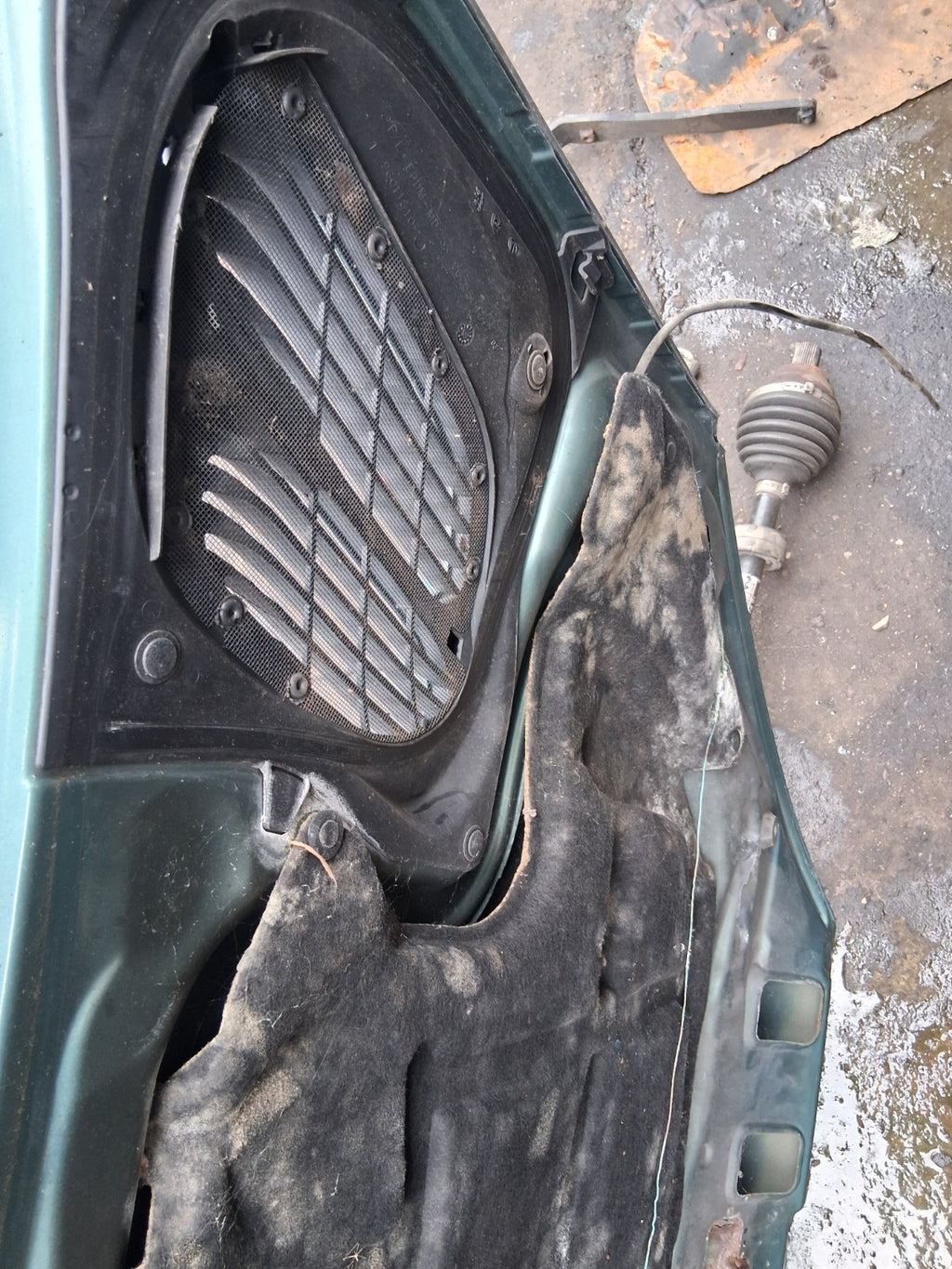 2001 PEUGEOT 206 FRONT BONNET HOOD PANEL GREEN
