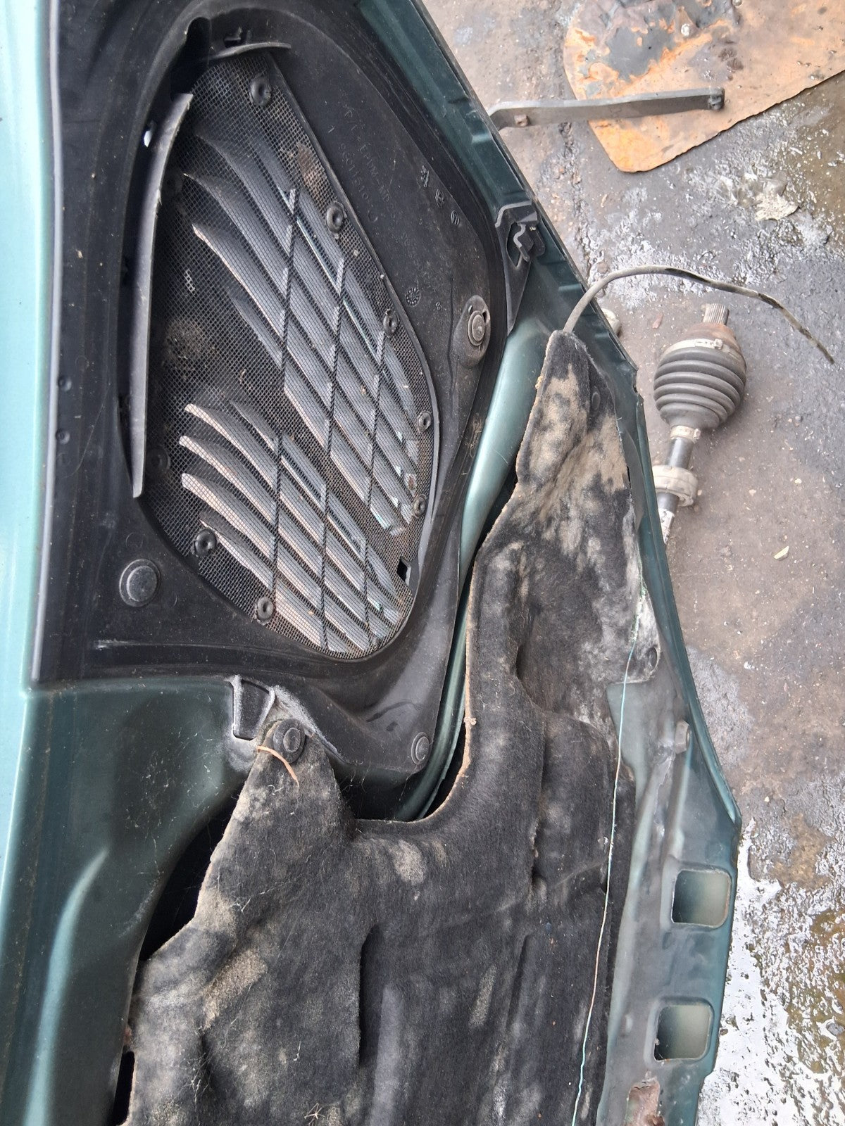 2001 PEUGEOT 206 FRONT BONNET HOOD PANEL GREEN