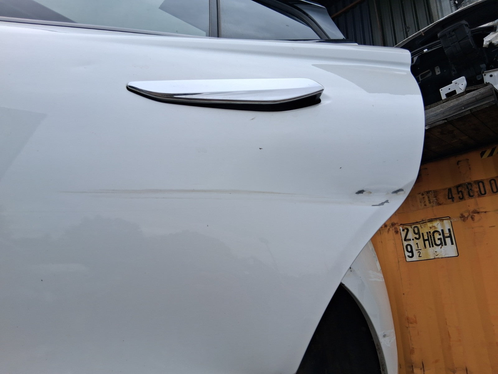 2023 DS AUTOMOBILES DS4 CROSSOVER NSR PASSENGER SIDE REAR BARE DOOR WHITE
