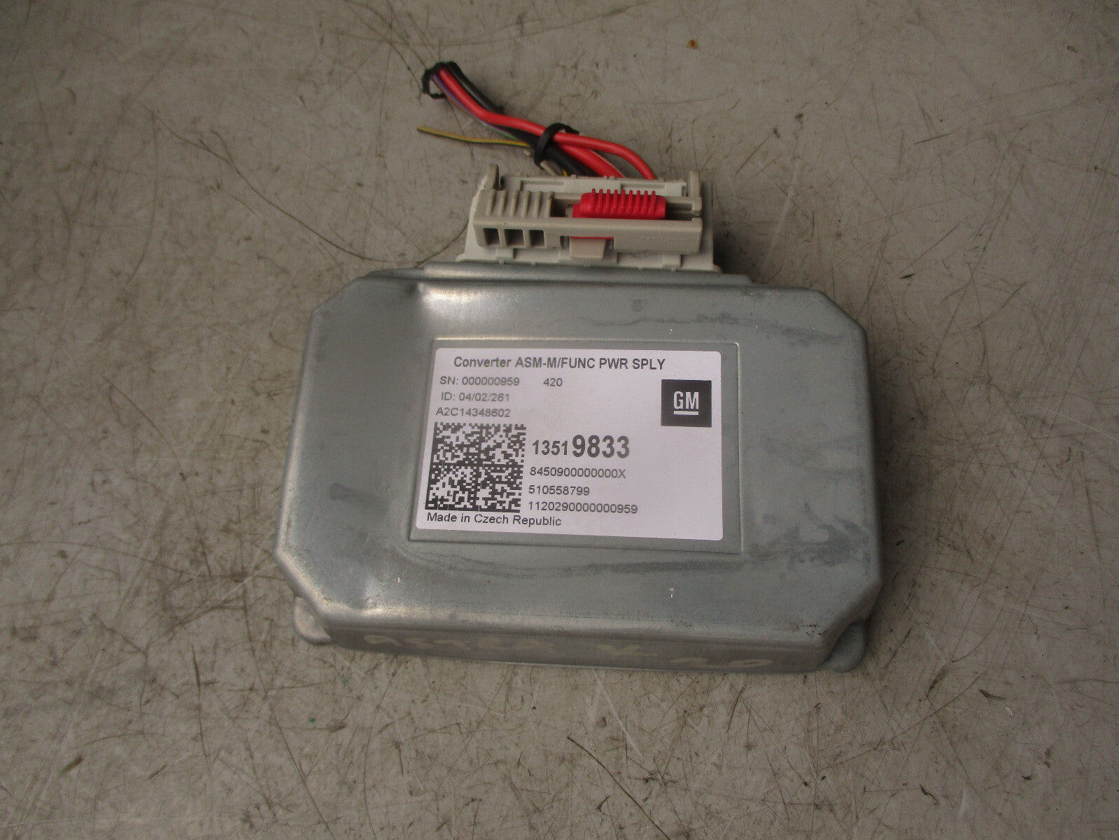 2020 VAUXHALL ASTRA K 1.2 PETROL DOOR CENTRAL LOCK CONTROL MODULE 13519833