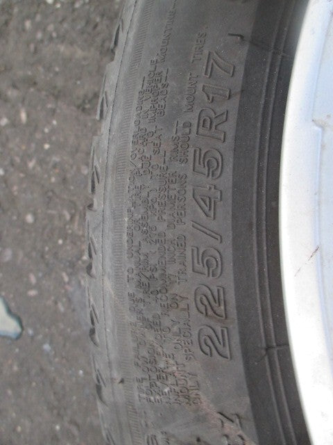 AUDI A3 8Y 17-INCH ALLOY WHEEL WITH TYRE 225/45R17 8Y0601025E