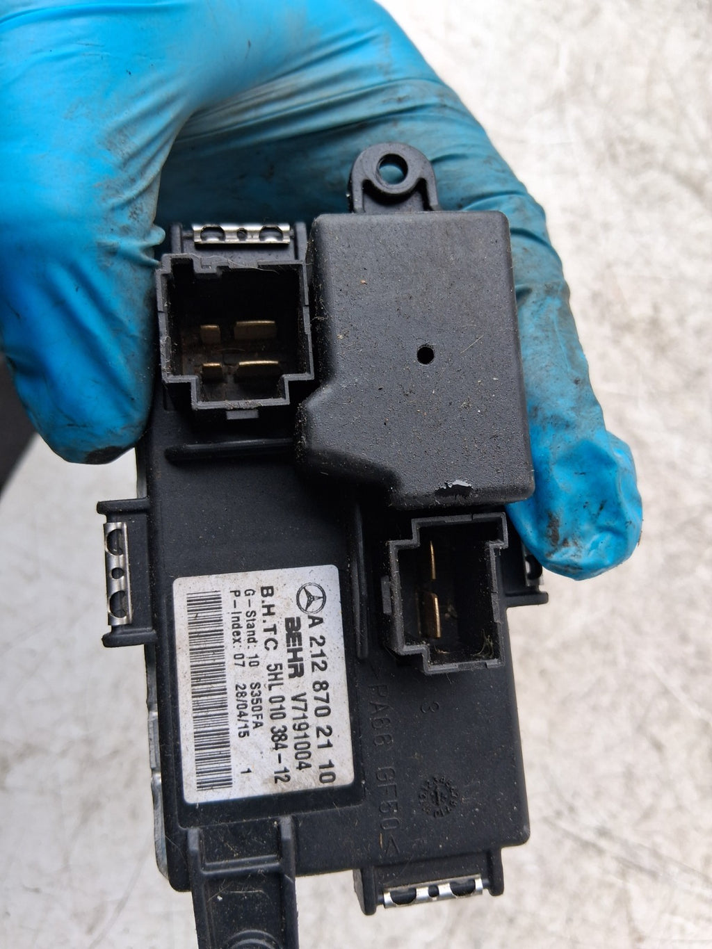 2015 MERCEDES BENZ SPRINTER W907 HEATER BLOWER MOTOR FAN RESISTOR A2128702110