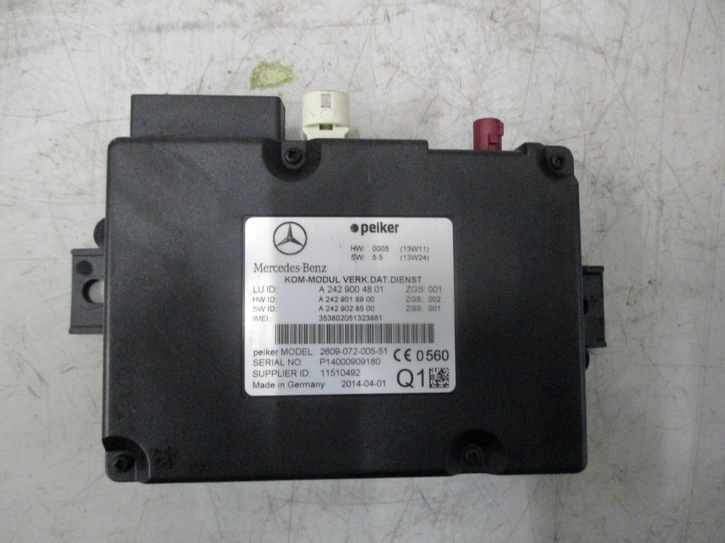 MERCEDES GLA220 2014 TELEMATICS KOM-MODUL CONTROL ECU MODULE UNIT A2429004801