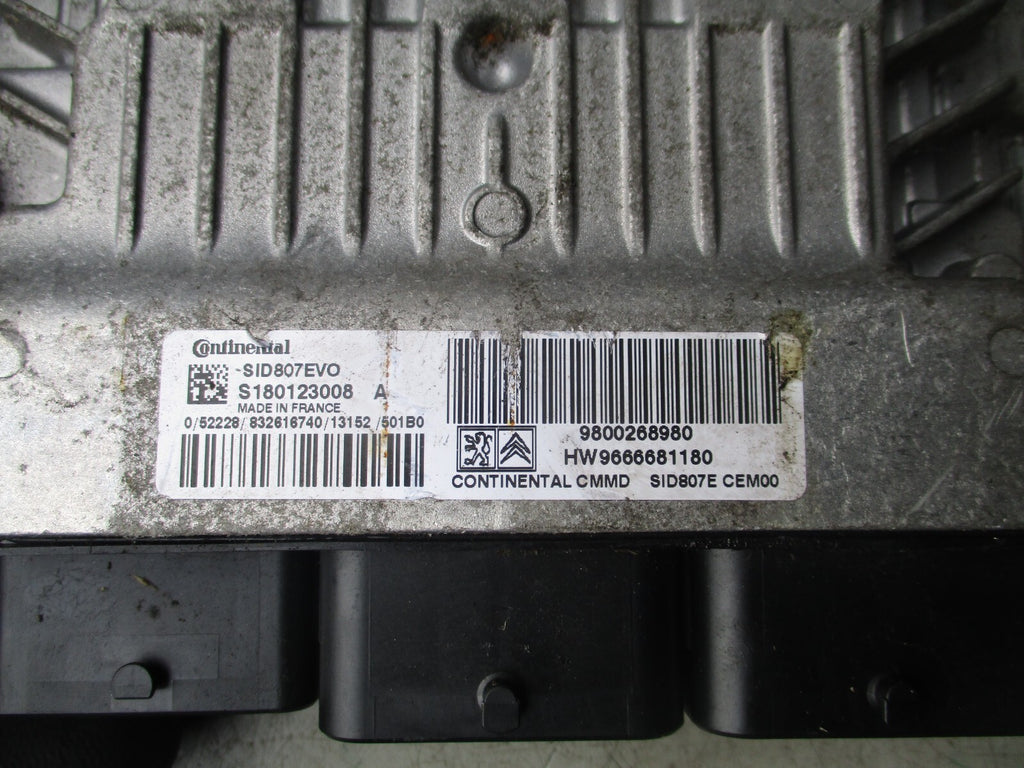 2013 PEUGEOT 5008 MK1 1.6 DIESEL ECU ENGINE CONTROL MODULE UNIT 9800268980