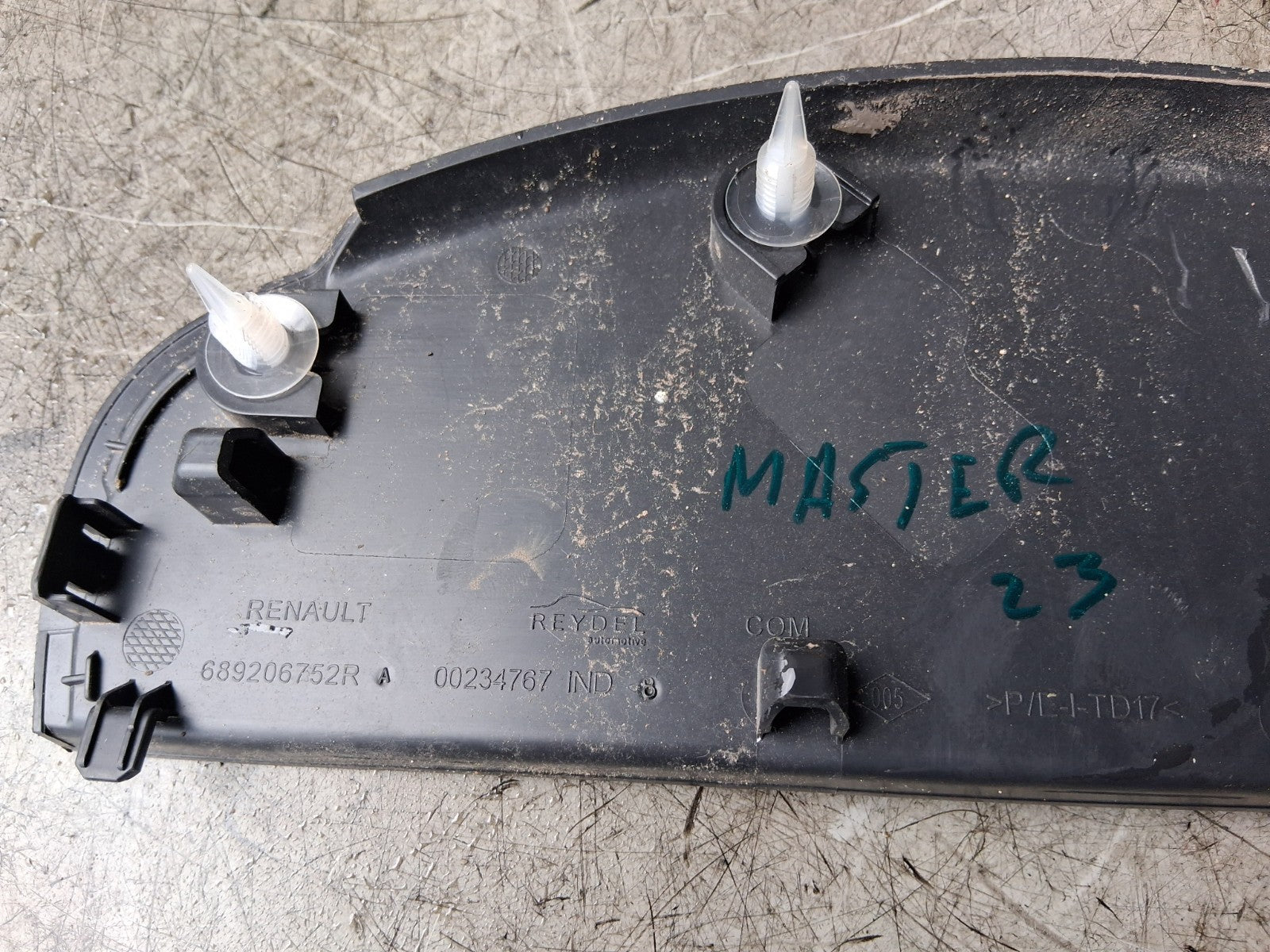 2023 RENAULT MASTER MK3 DASHBOARD COVER TRIM 689206752R