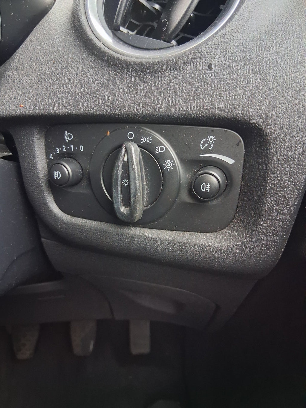 2014 FORD FIESTA MK7 HEADLIGHT ADJUSTER CONTROL SWITCH PANEL