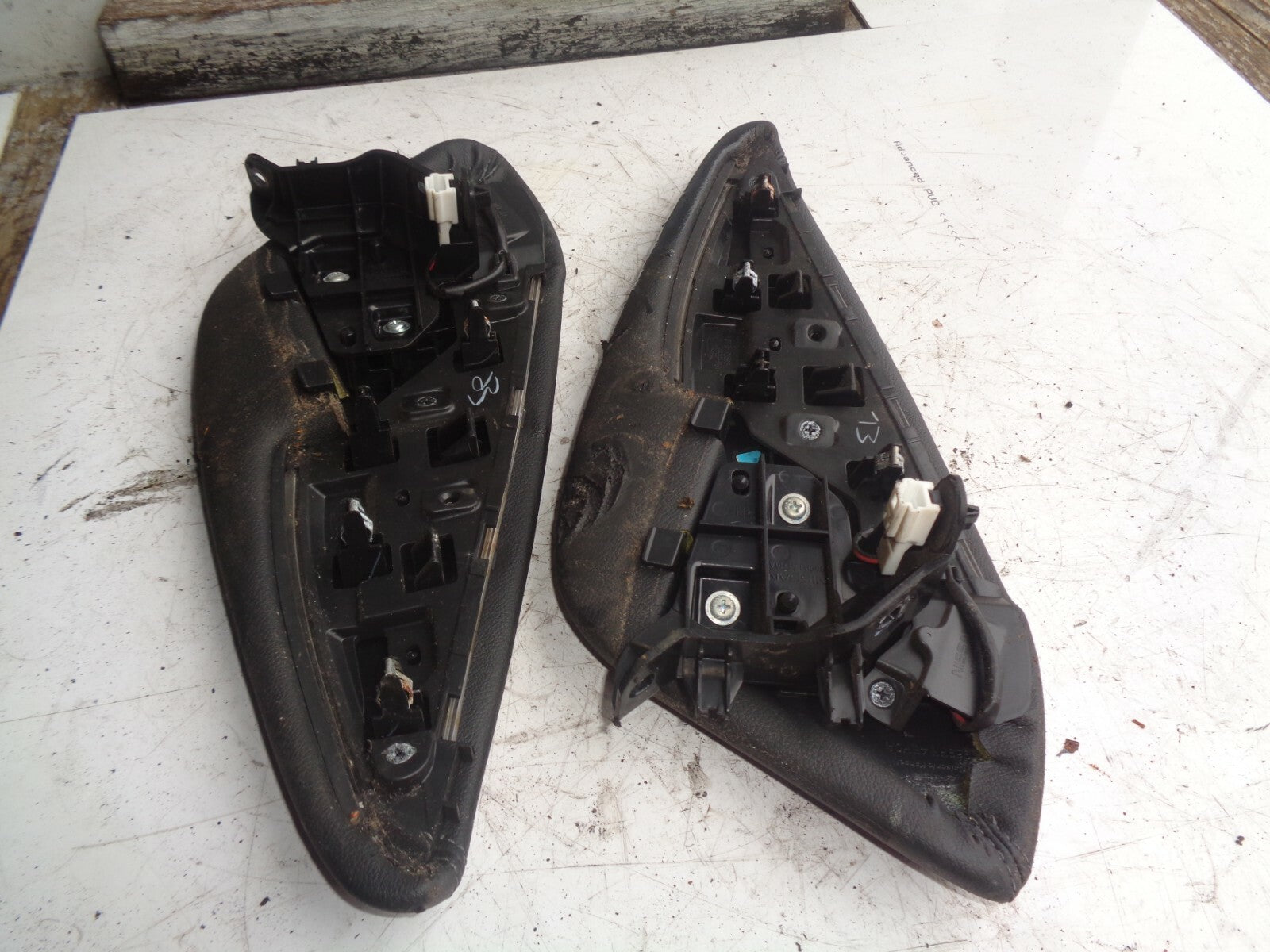 NISSAN QASHQAI J11 MK2 2018 CENTRE CONSOLE LETHER TRIM SET asm969924eh0a