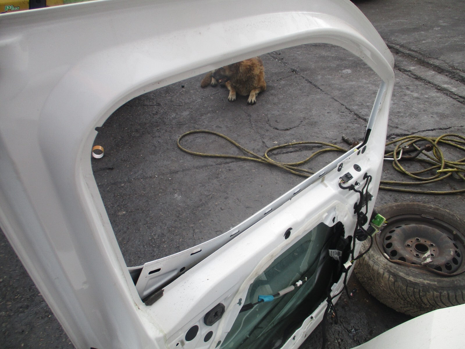 2019 PEUGEOT PARTNER MK3 K9 NSF PASSENGER SIDE FRONT BARE DOOR WHITE