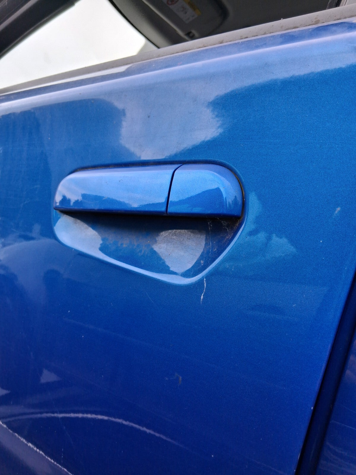 2021 MG 3 MK2 EXCLUSIVE NSF PASSENGER SIDE DOOR HANDLE REGAL MOUNTAIN BLUE 5JSJ