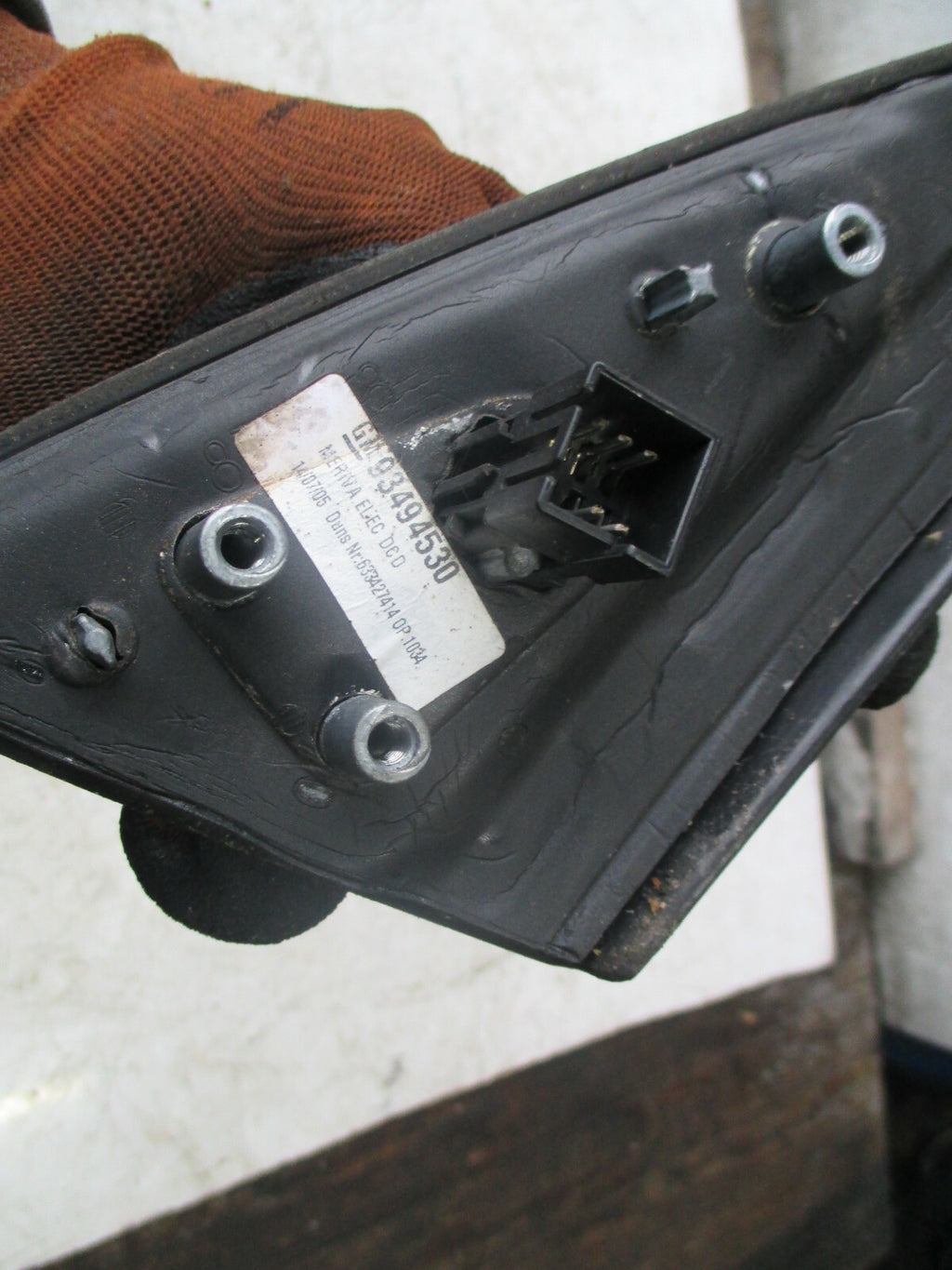 VAUXHALL MERIVA A 2005 OSF DRIVER SIDE FRONT ELECTRIC WING MIRROR