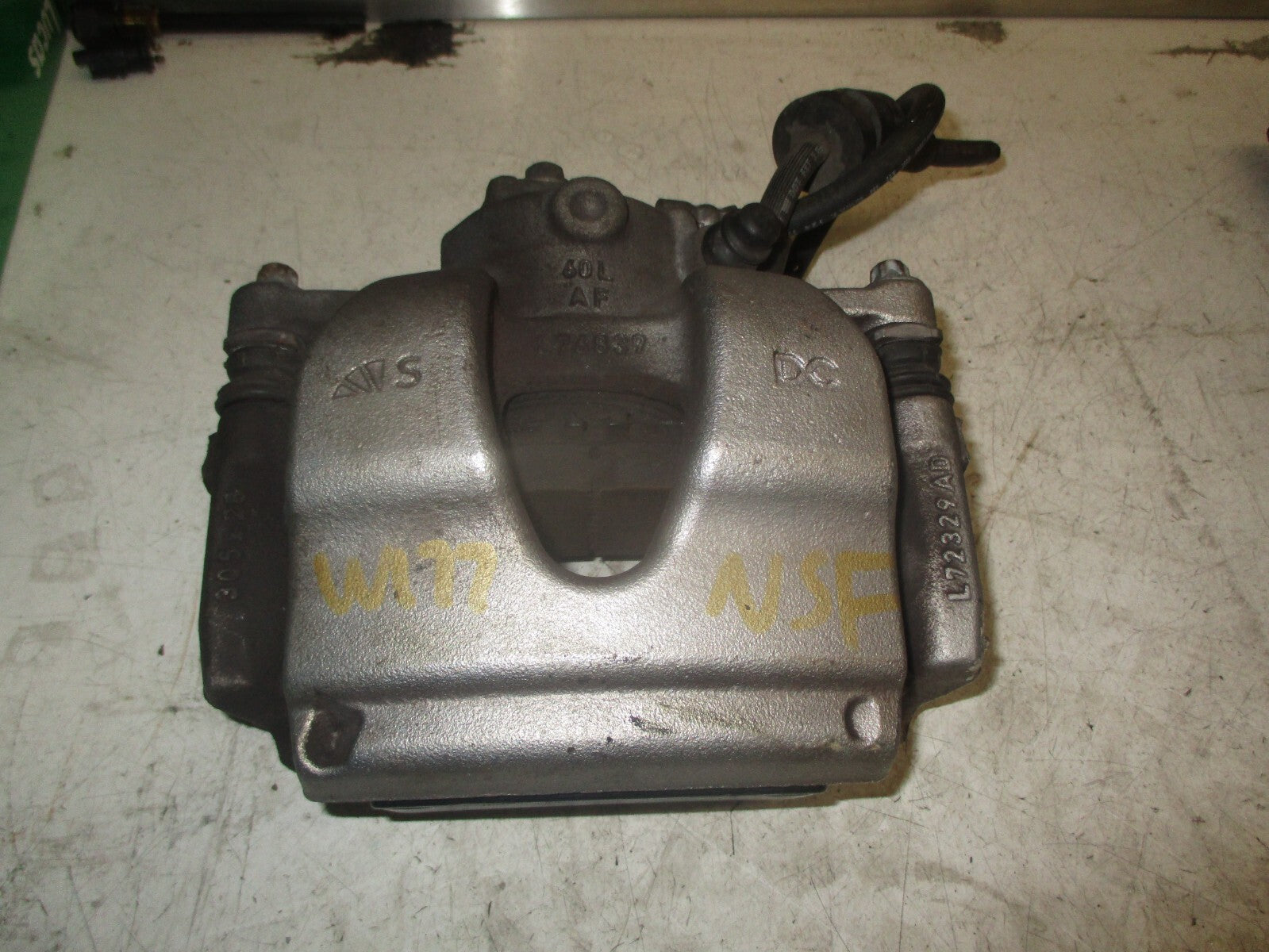 MERCEDES BENZ A CLASS W177 2019 AUTOMATIC NSF PASSENGER SIDE FRONT CALIPER