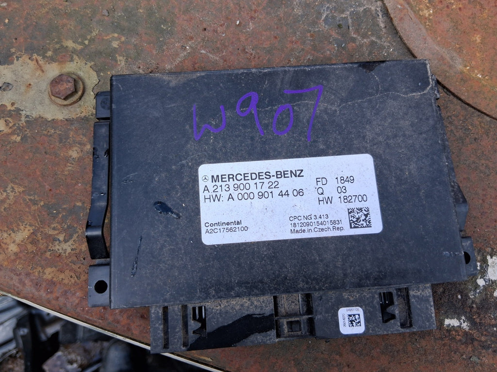 2020 MERCEDES BENZ SPRINTER W907 GEARBOX CONTROL ECU A2139001722