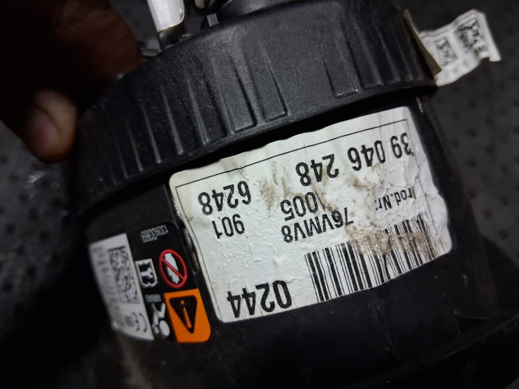 2018 VAUXHALL ZAFIRA C STEERING WHEEL AIRBAG BLACK 39046248