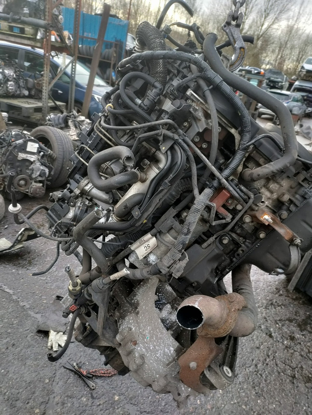 2007 FORD FOCUS MK2 1.6 DIESEL ENGINE COMPLETE 169K MILEAGE G8DB