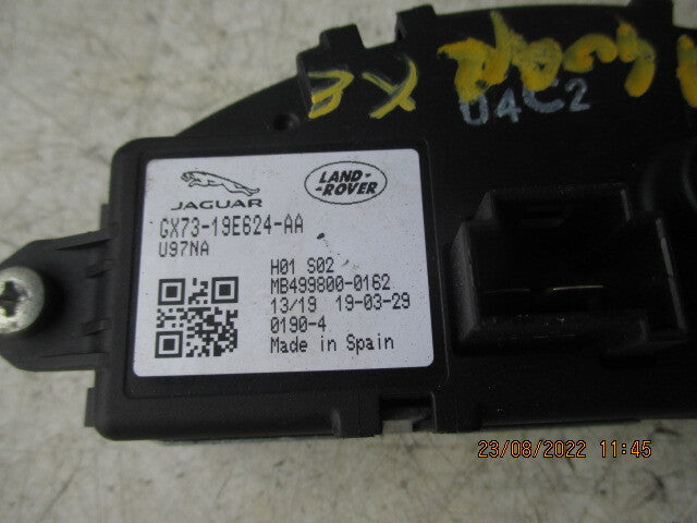JAGUAR XE 2019 HEATER BLOWER MOTOR FAN RESISTOR GX7319E624AA