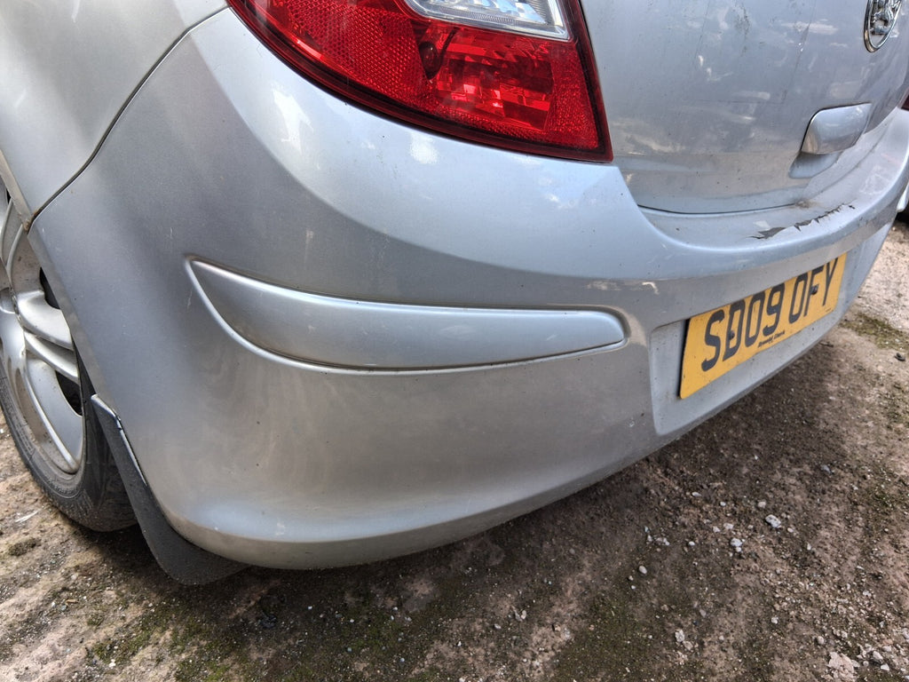 2009 VAUXHALL CORSA D REAR COMPLETE BUMPER STAR SILVER III Z157