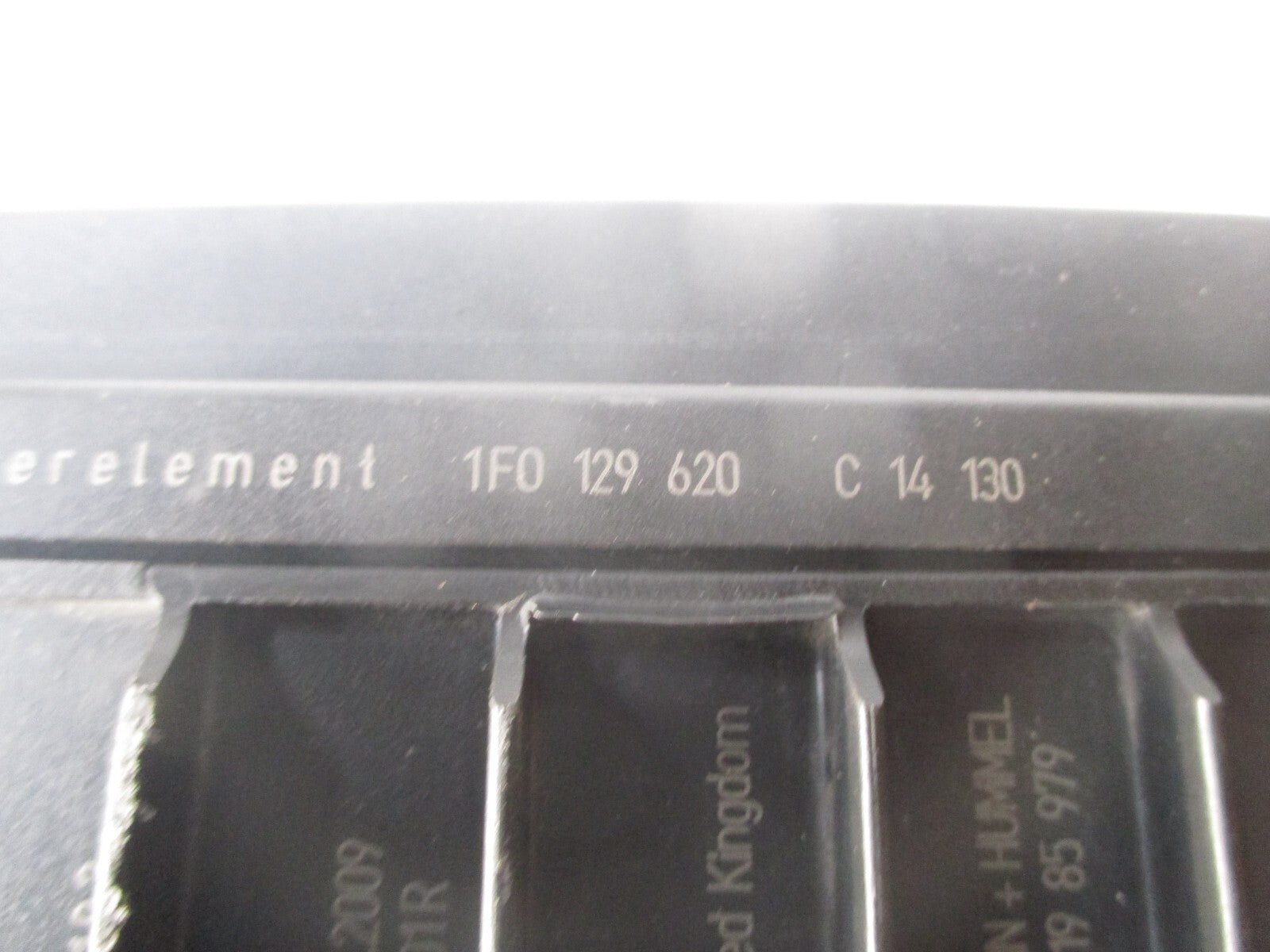 AUDI A3 8P 2009 AIR FILTER BOX 1F0129620