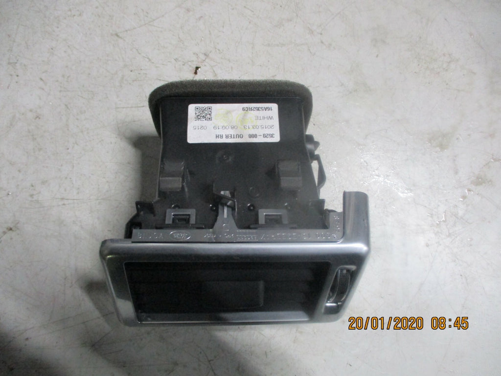 LAND ROVER DISCOVERY L550 2015 OS DRIVER SIDE AIR VENT TRIM SILVER 16A5352RC9