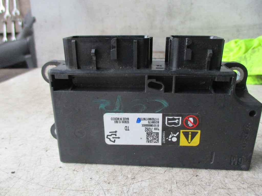 VAUXHALL CORSA E AIRBAG CONTROL MODULE 13597092