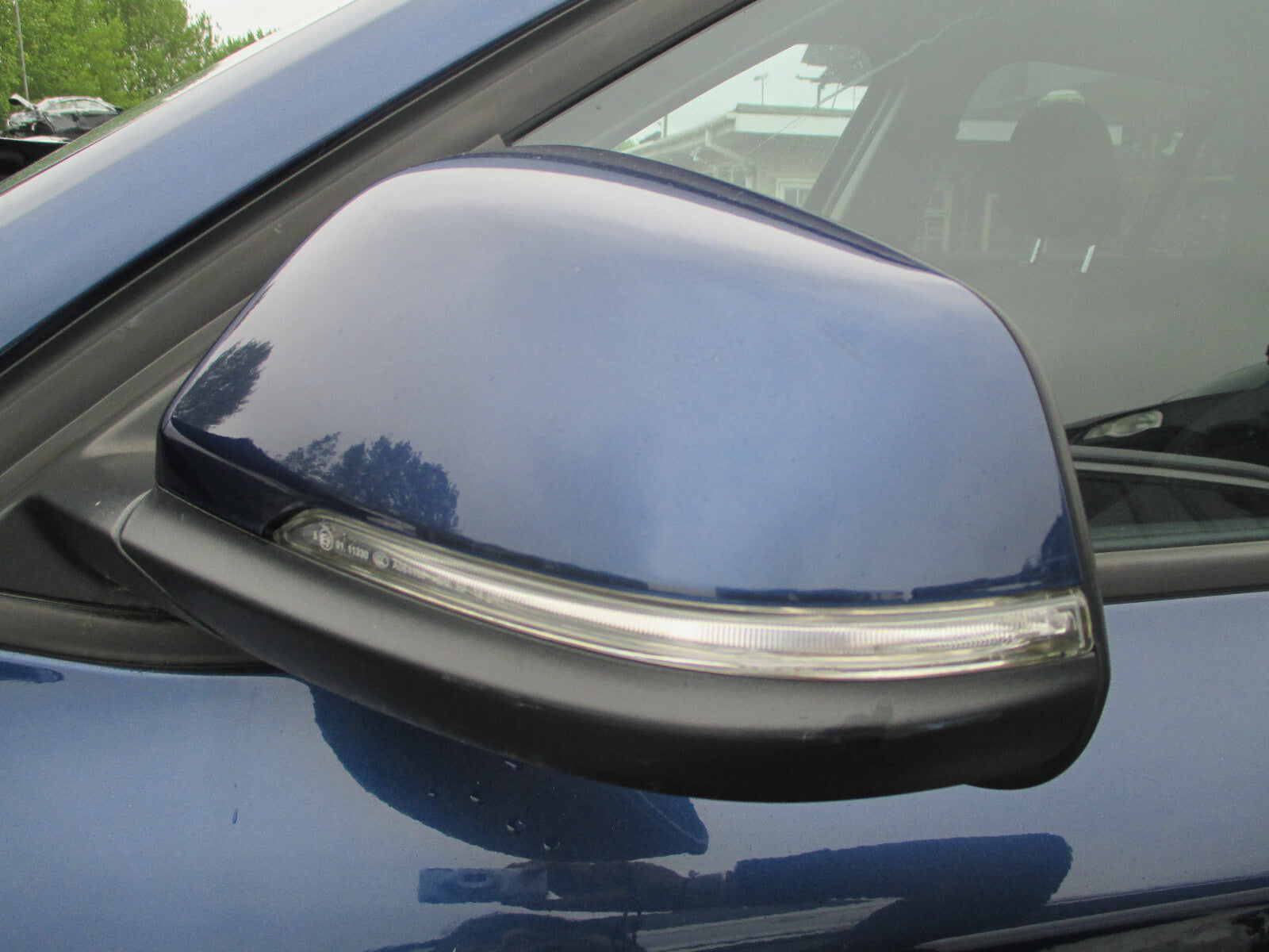 BMW X1 2018 F48 NSF PASSENGER SIDE WING MIRROR MEDITERRANEAN BLUE C10