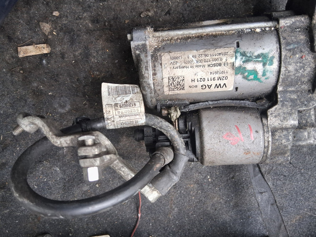 SKODA FABIA MK2 5J 2014 1.2 PETROL STARTER MOTOR 02M911021H