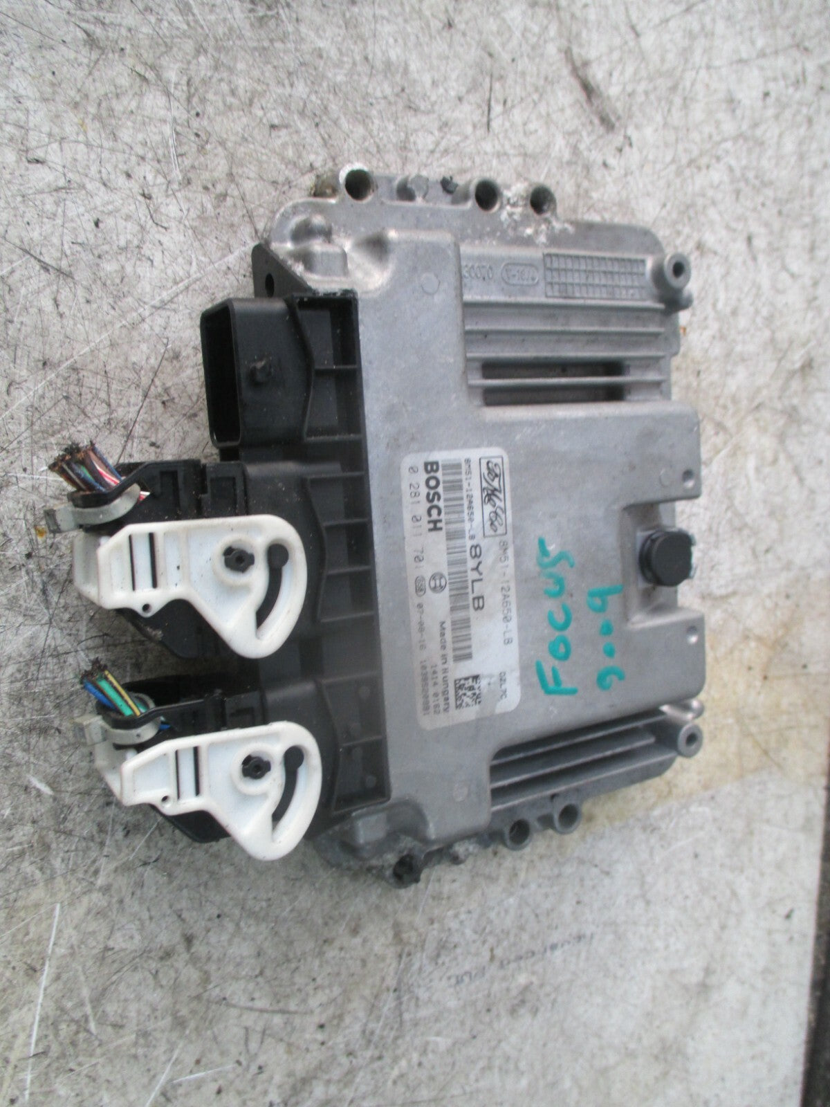 FORD FOCUS MK2 2009 1.6 TDCI DIESEL ECU ENGINE CONTROL MODULE ECU 8M512A650LB