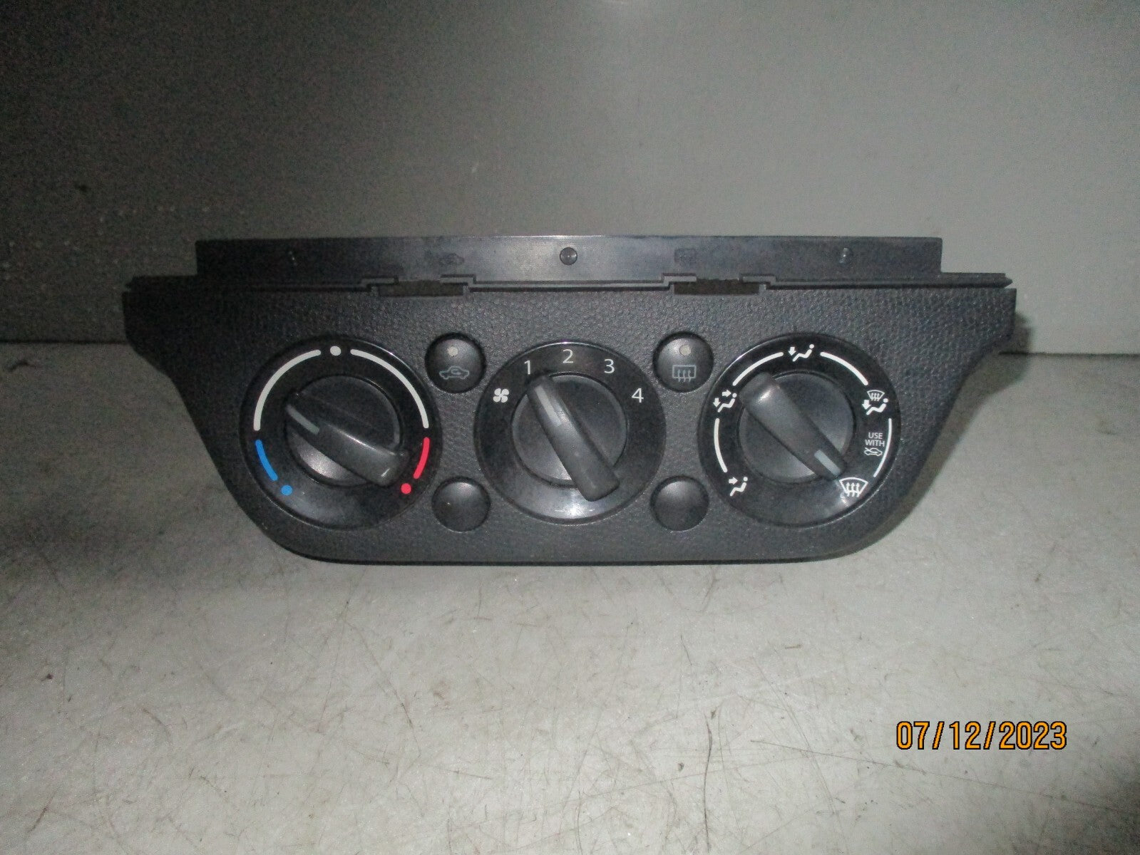 SUZUKI SWIFT MK4 2020 HEATER AC CLIMATE CONTROL SWITCH PANEL