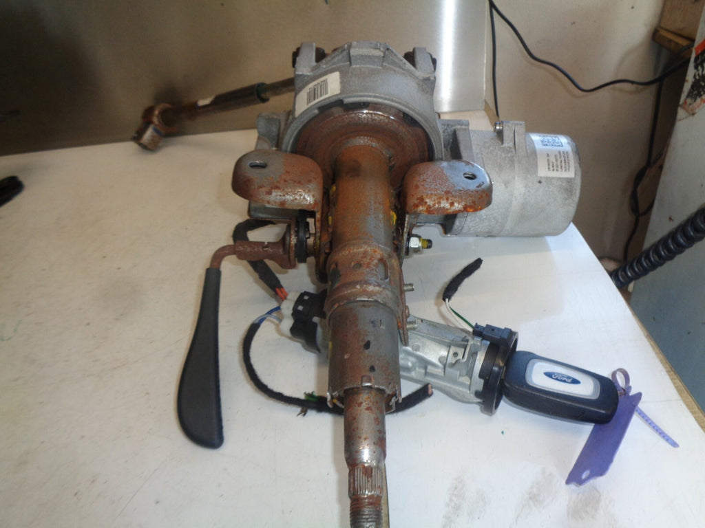 FORD KA MK2 2012 3 DOOR HATCHBACK POWER STEERING COLUMN + IGNITION KEY