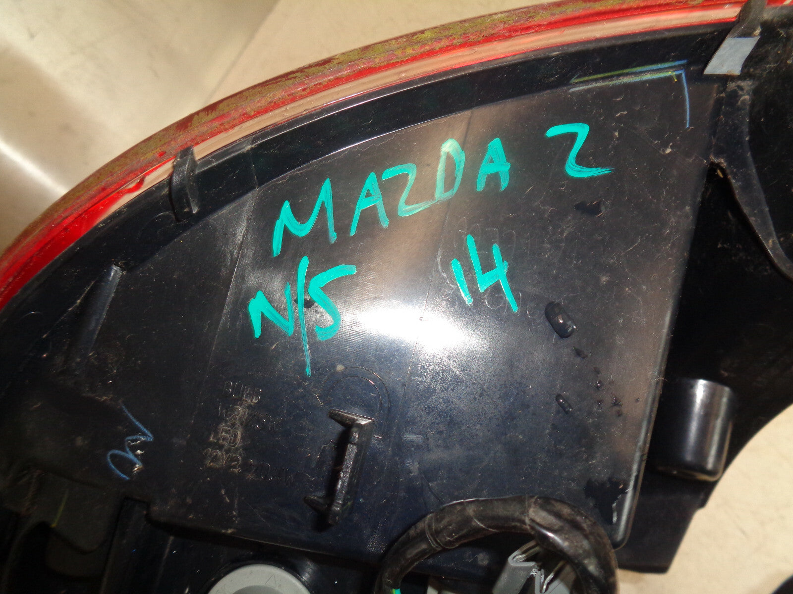 MAZDA 2 DJ MK3 2015 NSR PASSENGER SIDE REAR TAIL LIGHT TAIL LAMP