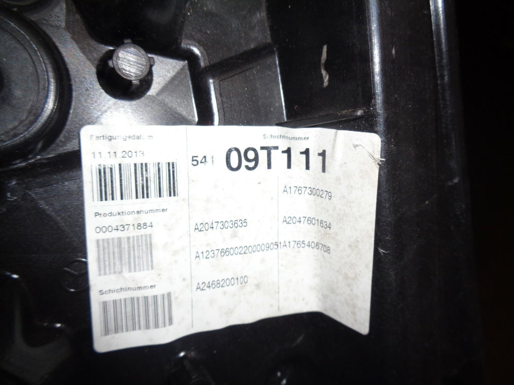 MERCEDES BENZ A CLASS A180 OSR DRIVER REAR WINDOW MOTOR REGULATOR A1767300279