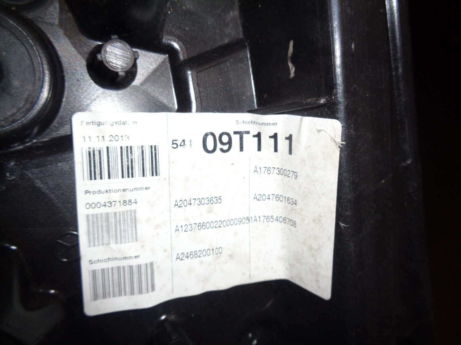 MERCEDES BENZ A CLASS A180 OSR DRIVER REAR WINDOW MOTOR REGULATOR A1767300279