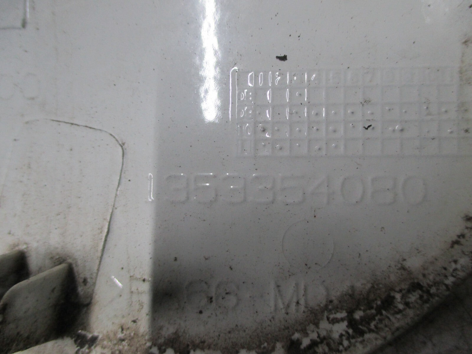 PEUGEOT BIPPER 2014 1.3 DIESEL FUEL FILLER FLAP WHITE PANEL 1353354080