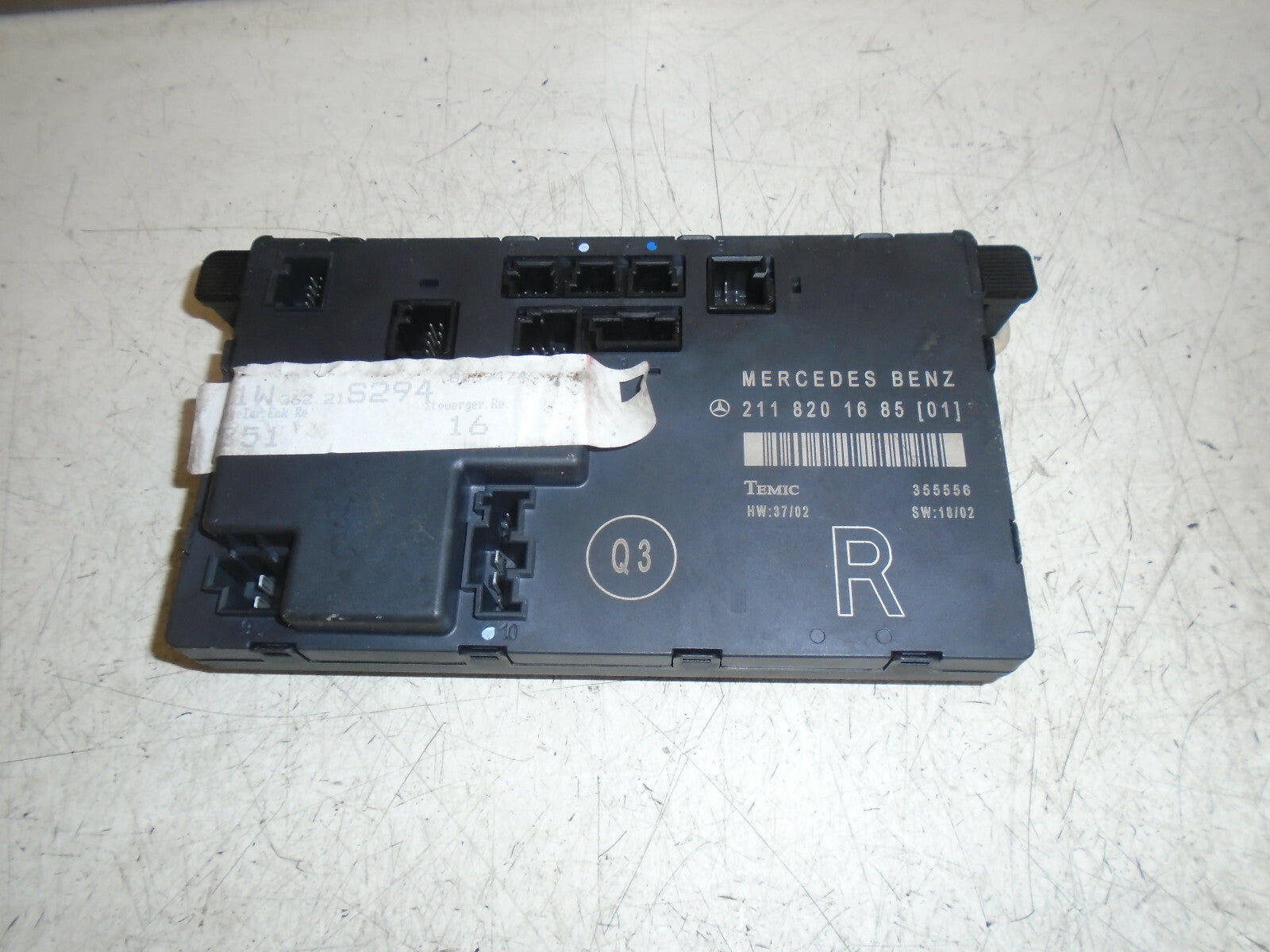 MERCEDES BENZ E CLASS W211 OSF DRIVER SIDE FRONT DOOR CONTROL MODULE 2118201685