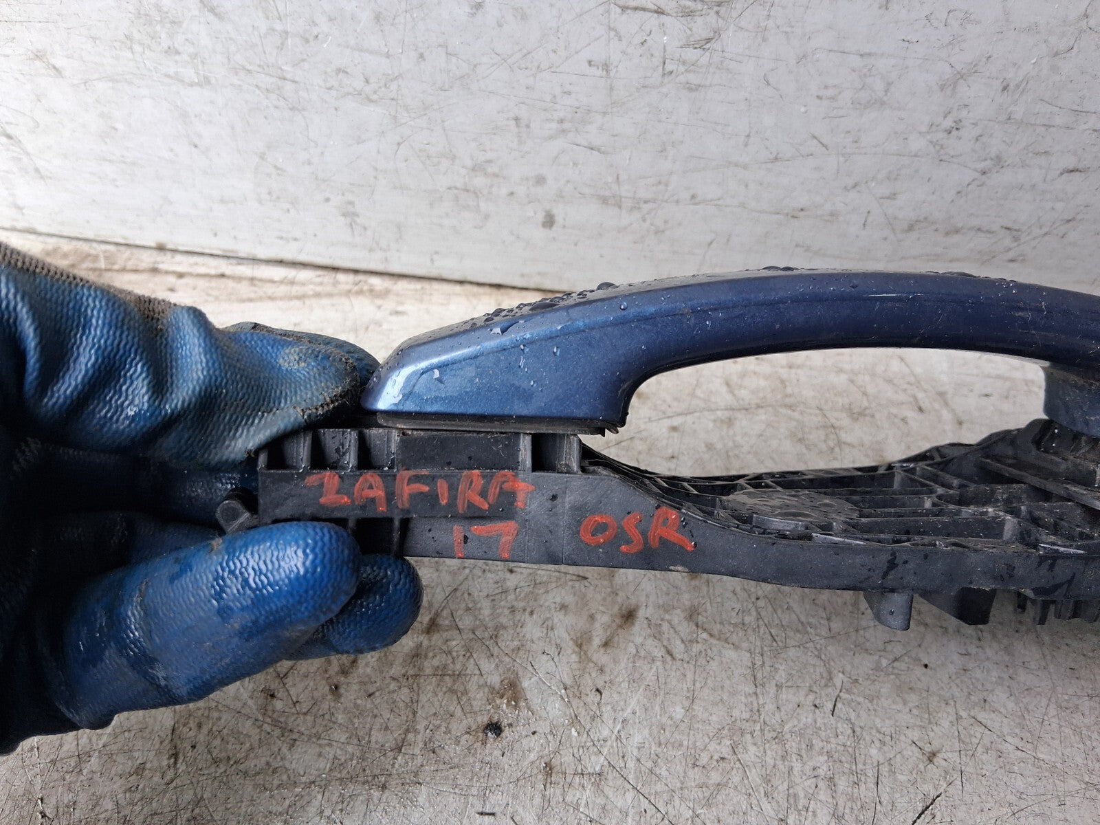 2017 VAUXHALL ZAFIRA C TOURER OSR DRIVER SIDE REAR RIGHT EXTERIOR DOOR HANDLE