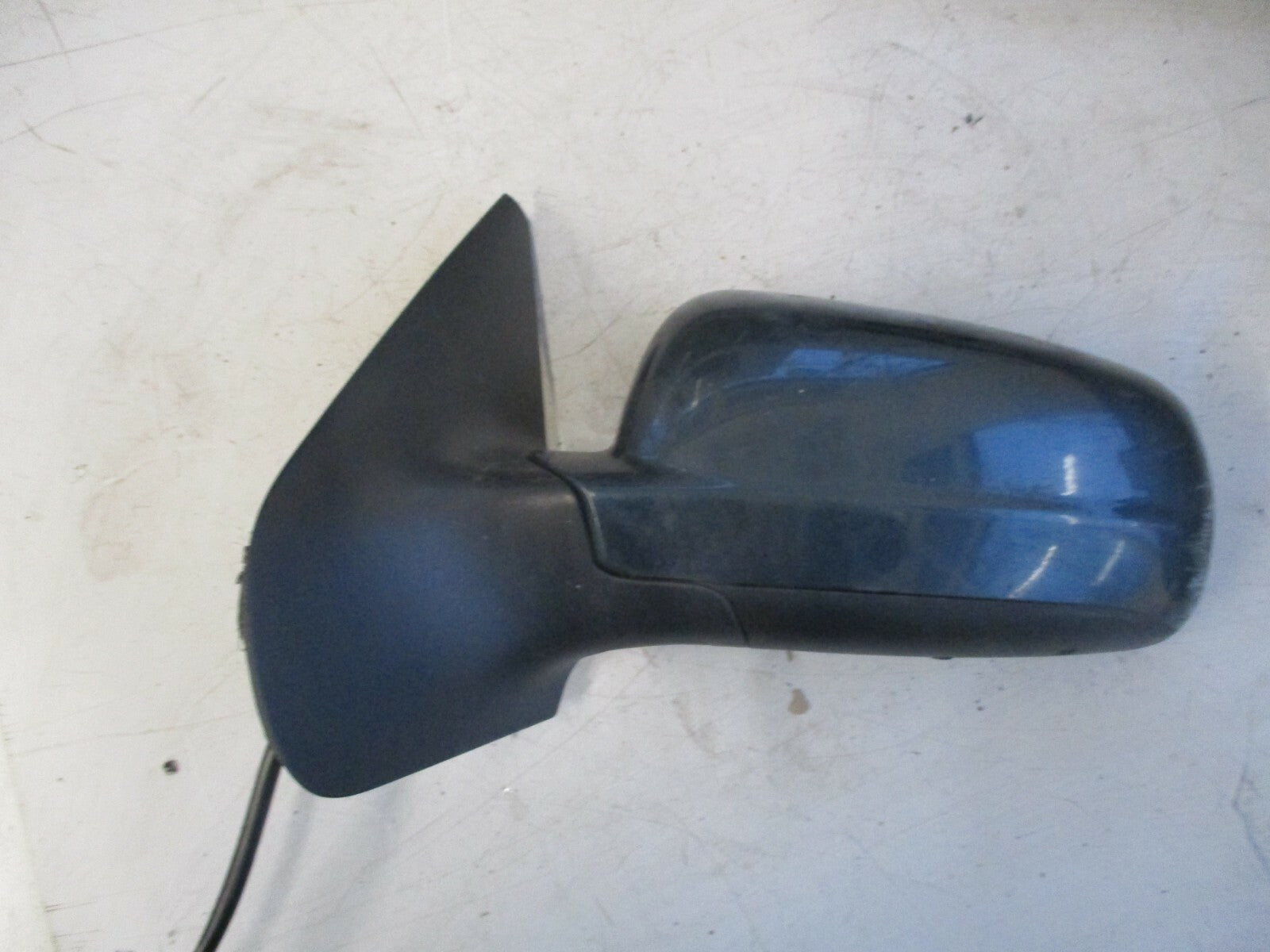 VW VOLKSWAGEN PASSAT B5 2002 NS PASSENGER SIDE DOOR WING MIRROR GREEN ELECTRIC