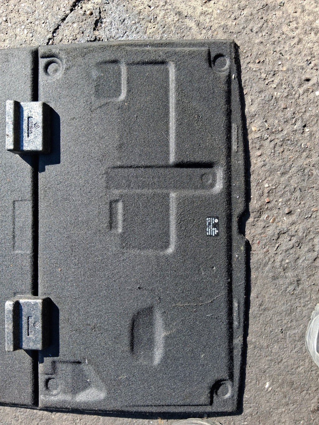 BMW 1 SERIES F20 LCI 2015 REAR BOOT FLOOR LINER CARPET MAT 7221879