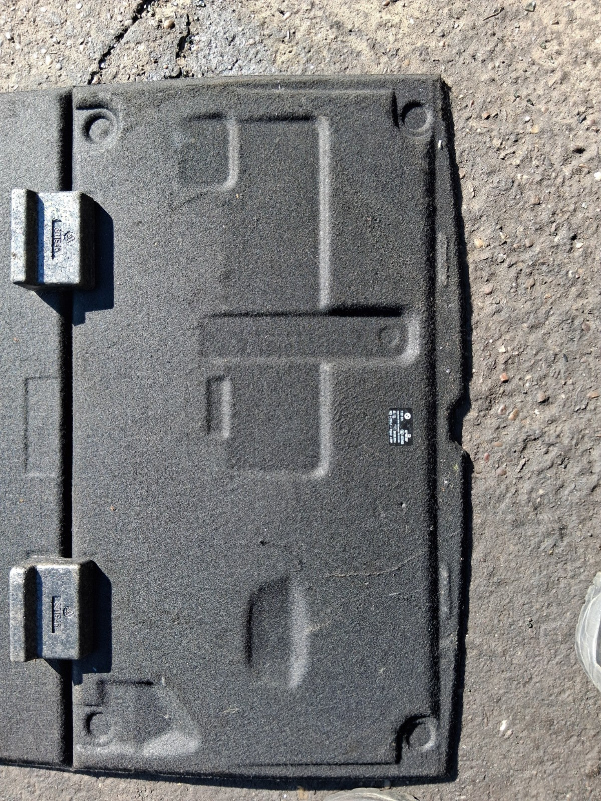 BMW 1 SERIES F20 LCI 2015 REAR BOOT FLOOR LINER CARPET MAT 7221879
