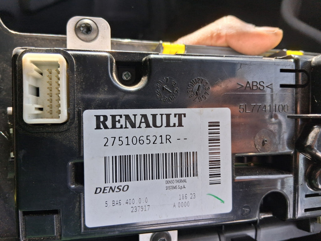 2023 RENAULT MASTER MK3 AC HEATER CLIMATE CONTROL SWITCH PANEL 275106521R