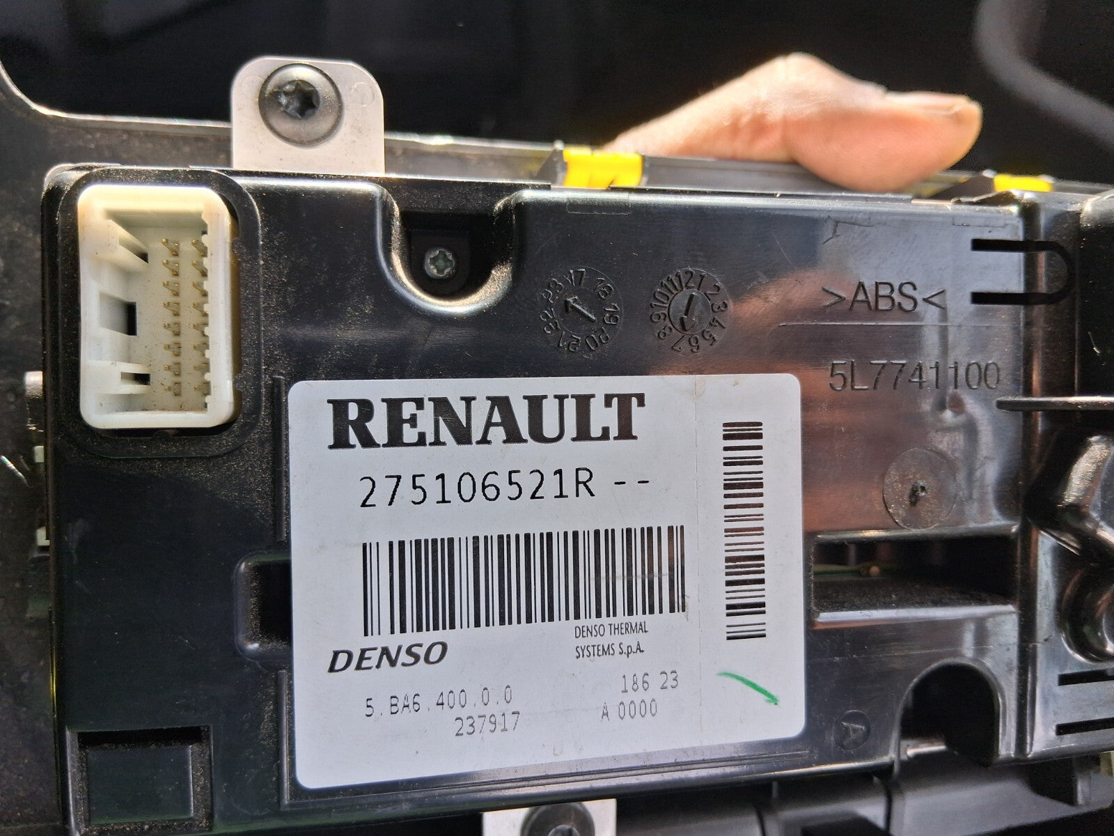 2023 RENAULT MASTER MK3 AC HEATER CLIMATE CONTROL SWITCH PANEL 275106521R